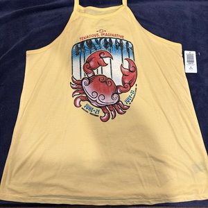 Torrid size 1 yellow tank top